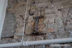 Structural I-beam that was removed during renovation of the Grain Belt brew house