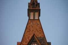 Clock tower of Old Main Hall at Hamline University