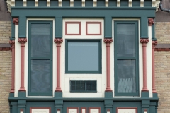 Oriel window on Old Main Hall at Hamline University