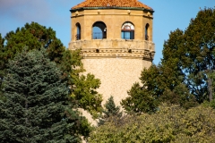 View of the Highland Park Water Tower from the 6th hole of the Highland Park National Golf Course