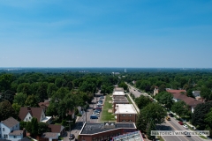 View facing west from the observation deck of the Highland Park Water Tower - St. Paul