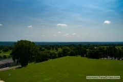 View facing southeast from the observation deck of the Highland Park Water Tower - St. Paul