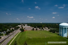 View facing north from the observation deck of the Highland Park Water Tower - St. Paul