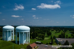 View facing northeast from the observation deck of the Highland Park Water Tower - St. Paul
