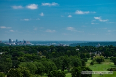 View facing northeast towards downtown St. Paul from the observation deck of the Highland Park Water Tower - St. Paul