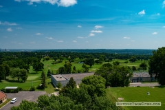 View facing east from the observation deck of the Highland Park Water Tower - St. Paul