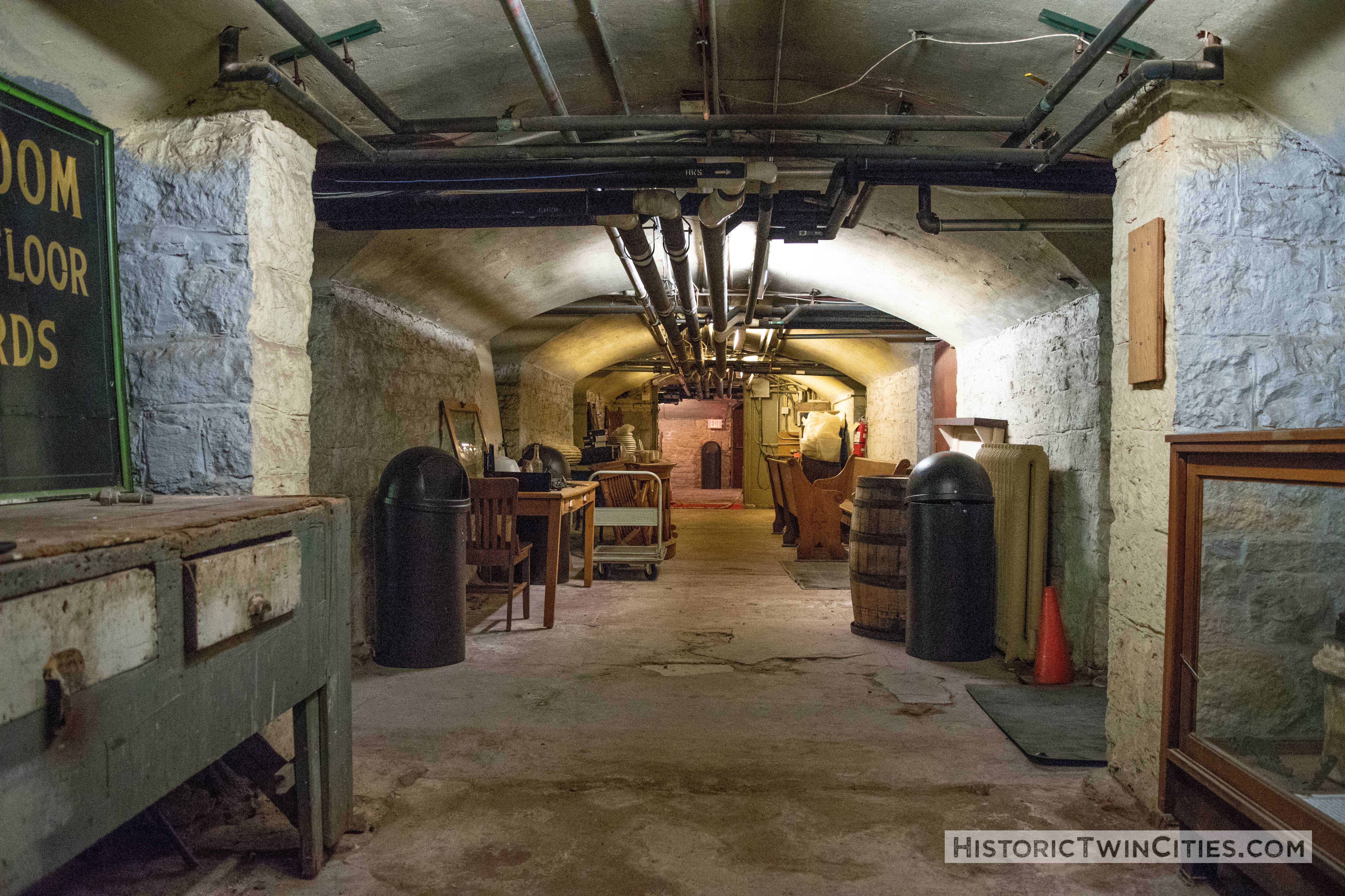 Basement hallway in the Historic Washington County Courthouse - Stillwater, MN