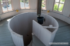 Spiral stairway leading from the dome of the Historic Washington County Courthouse - Stillwater, MN