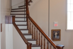 Stairway leading to the attic of the Historic Washington County Courthouse - Stillwater, MN