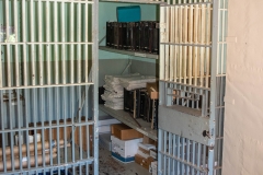 One of the original 1870 jail cells in the Historic Washington County Courthouse - Stillwater, MN