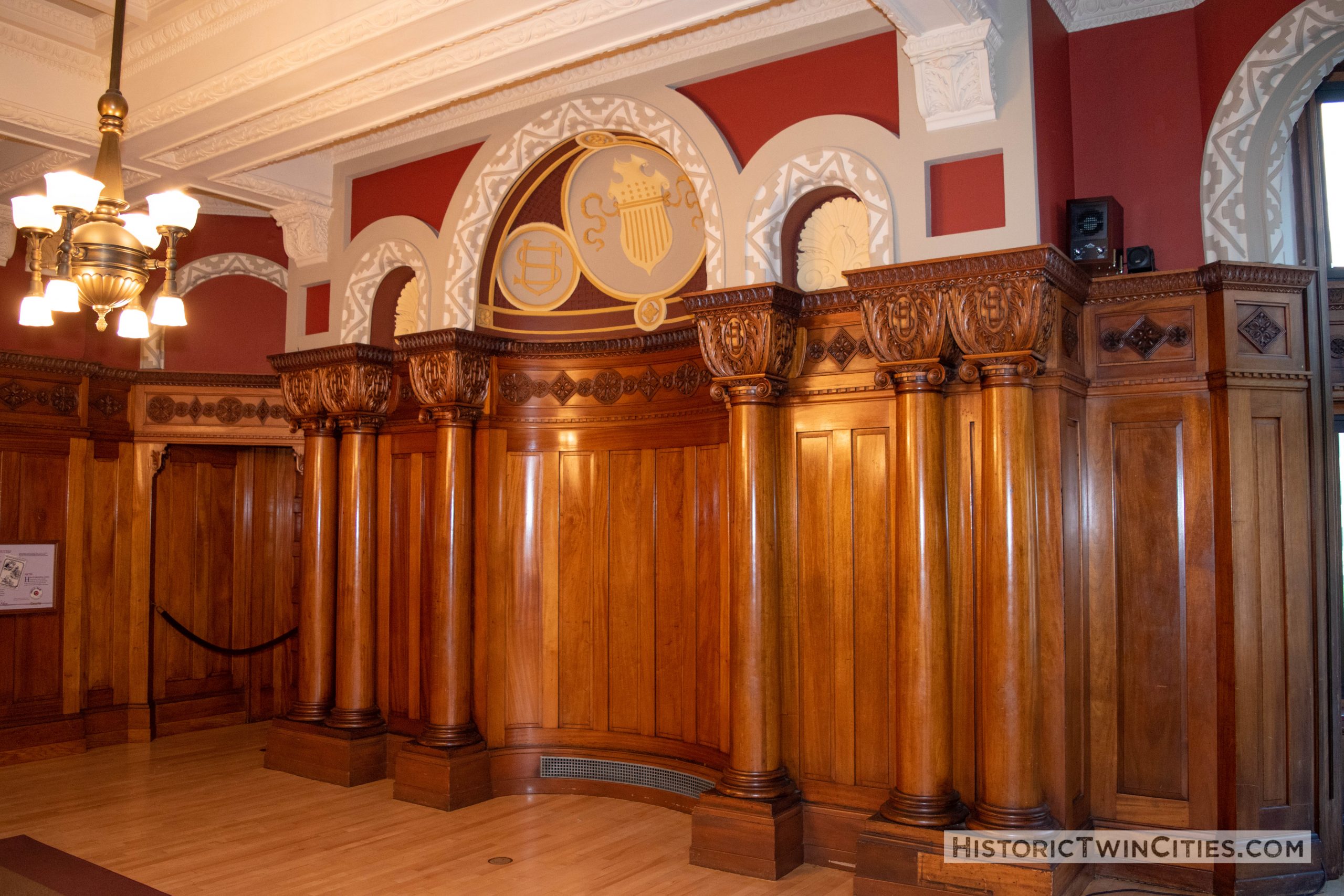 The Butler Room (Courtroom 326) of the Landmark Center in St. Paul, MN