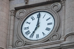 Clock tower of the Landmark Center in St. Paul, MN