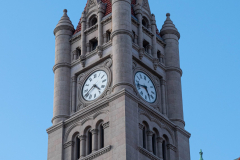 Clock tower of the Landmark Center in St. Paul, MN