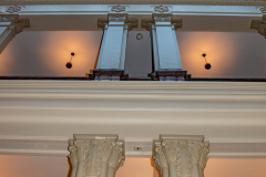 Columns in the cortile of the Landmark Center in St. Paul, MN