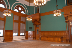 The Ramsey County Room (Courtroom 317) of the Landmark Center in St. Paul, MN