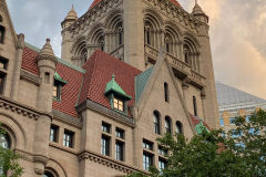 North tower of the Landmark Center in St. Paul, MN