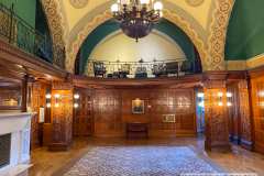 The Chief Justice Room (Room 430), originally the Law Library, of the Landmark Center in St. Paul, MN