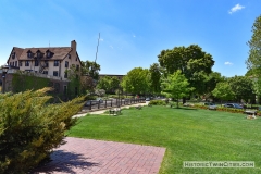 Summit Overlook Park facing west with the University Club on the left side