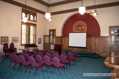 Original courtroom in the old Dakota County Courthouse