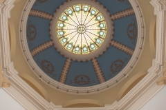 Dome of the rotunda in the old Dakota County Courthouse