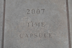 A time capsule was buried in the front steps of the old Dakota County Courthouse in 2007