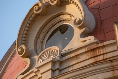 Oculus window in the dome of the old Dakota County Courthouse