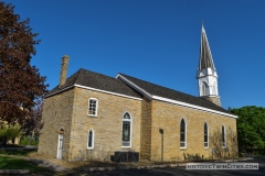 North side of the Historic Church of St. Peter in Mendota