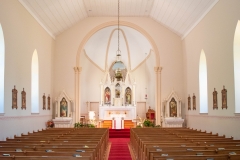 Interior of the Historic Church of St. Peter in Mendota