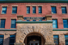 West entrance to the Stockyards Exchange Building - South St. Paul