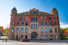 East entrance to the Stockyards Exchange Building - South St. Paul