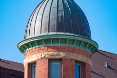 One of four turrets of the Stockyards Exchange Building - South St. Paul