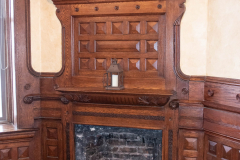 Fireplace on the first floor of the of the Stockyards Exchange Building - South St. Paul