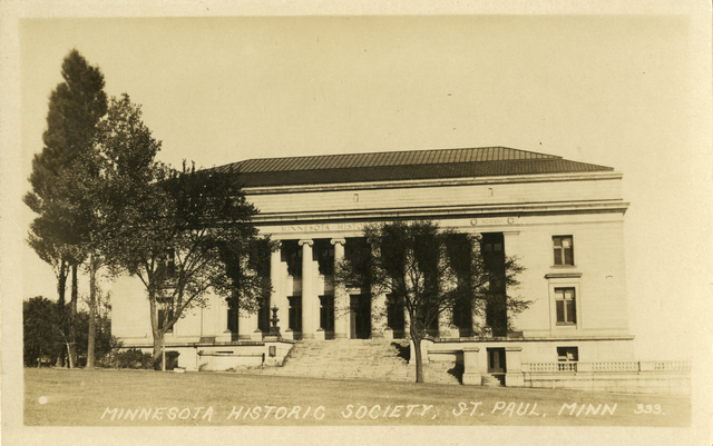 Old MNHS Building circa 1920 (MHS)