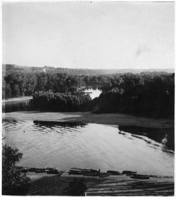 Pike Island below Fort Snelling circa 1910 (MHS)