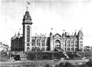 Industrial Exposition Building in Minneapolis circa late 1800s