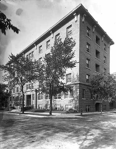 Eitel Hospital building Minneapolis circa 1912 (MHS)