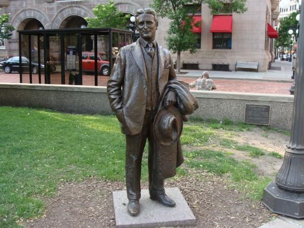 F. Scott Fitzgerald Statue in St. Paul's Rice Park