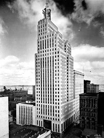 First National Bank Building - St. Paul circa 1940 (MHS)