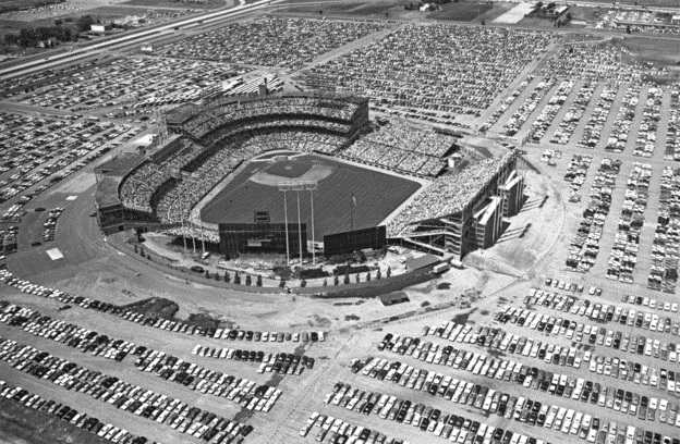 MLB All-Star Game at Metrpolitan Stadium circa 1965 (MHS)
