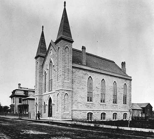 First Baptist Church - St. Paul circa 1870 (MHS)