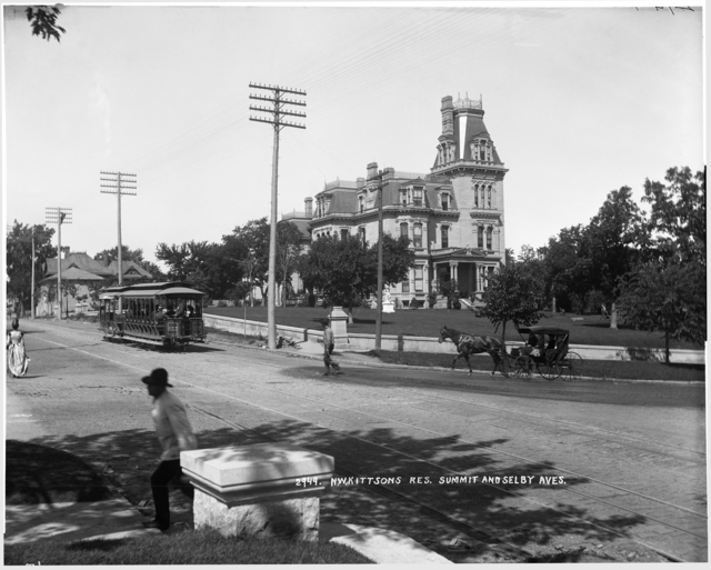 Kittson mansion in St. Paul circa 1889 (MHS)