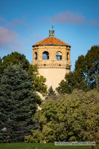 View of the Highland Park Water Tower from the 6th hole f the Highland Park National Golf Course