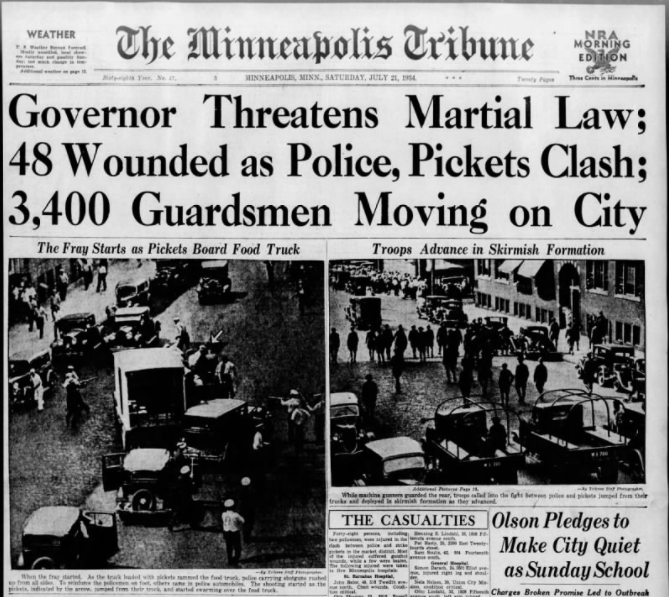 Minneapolis Tribune July 21, 1934