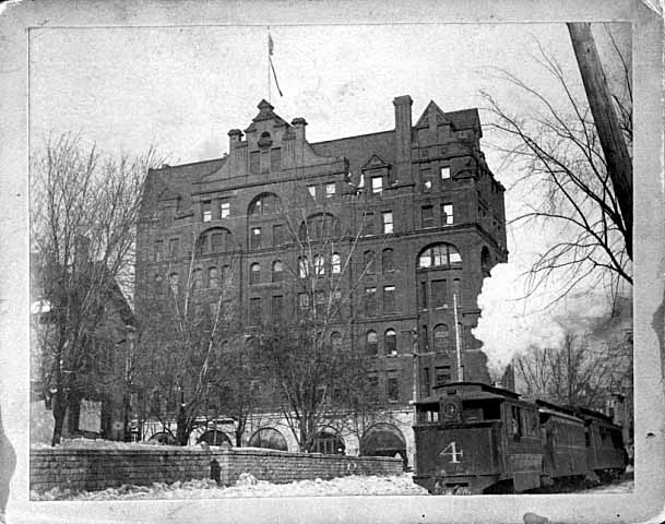 Minneapolis Tribune Building circa 1886 (MHS)